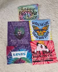 Tye die t-shirts