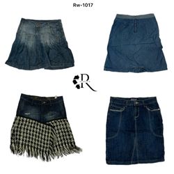 Y2K Unique Denim Skirts (RW-1017)