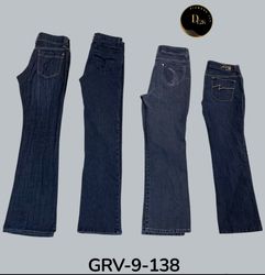 Retro Blue Flared Jeans – Y2K Wide-Leg Vintage Sty..