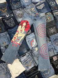 Calças Jeans Femininas Y2K