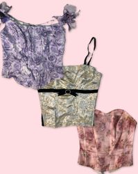 Floral Victorian Y2K Corsets S-1276