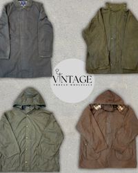 Vintage Oil Wax long coats #19925