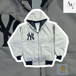 Veste à capuche YANKEES CARHARTT style rework Carh..