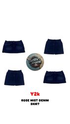 Y2K Rose Mist Denim Skirts