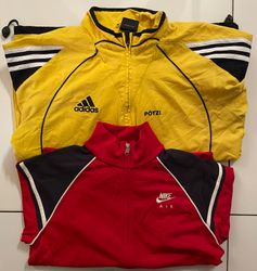 Nike und Adidas Track Jackets
