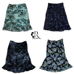 Y2K European poly skirt