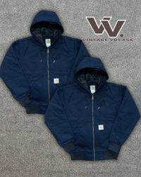 カーハート リワークスタイル ネイビーカラー アクティブジャケット - #23925