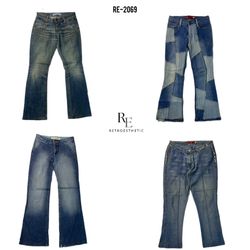 Y2K IT Girl Unique Denim Jeans RE-2069)