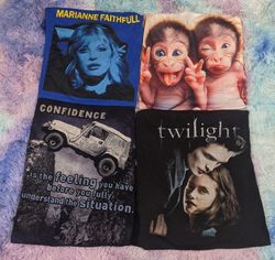 Vintage print t-shirts