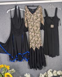 Y2k black dresses