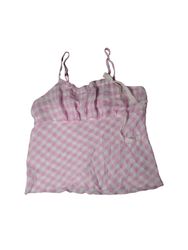 SS # Y2K Cacique Damen Schlafanzug Schwarze Blumen..
