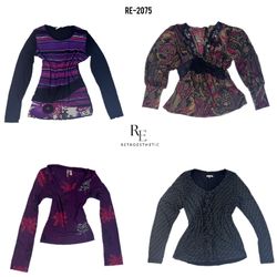 Y2K Mesh Full Selevs Tops (RE-2075)