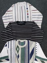 Coogi-Style Pullover