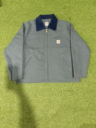 Rework-Stil Carhartt Detroit Jacke grün