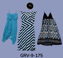 Women’s Purple Printed Poly Dress – Vintage Y2K Ne..