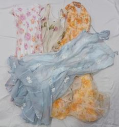 IQ0741 Y2K Y2k Floral Dresses