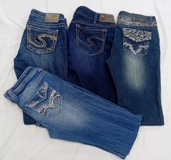 IQ0748 Y2K  Retro Glow Flare Jeans