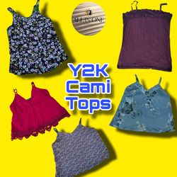 Y2K Retro Crop Cami (Rep)