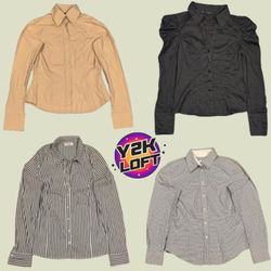 Y2K Office Inspiration Full sleeves shirts