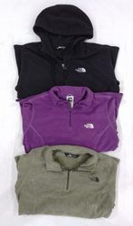 CR5230 Vintage Retro The North Face Fleece Mix Bun..