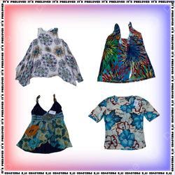 Maximalist Blues- Y2K Tops, Dress, Skirt Mix (SS-1..