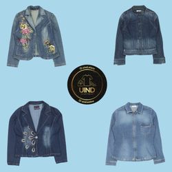 Y2Kサイバーシックデニムジャケット