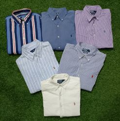 Camisetas Polo Ralph Lauren Lisos e Listrados UN00..