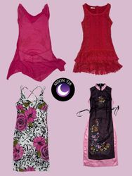 Y2K Barbie core pink dresses (M-658)