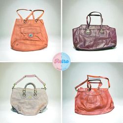 Coach Color Pop Handbags – Coral, Pink & Purple Mi..