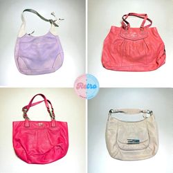 Coach Pastel & Pink Handbags – Lilac, Coral & Fuch..