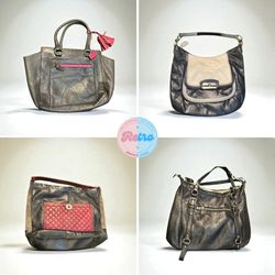 Coach Statement Leather Bags – Red Accent & Dark T..