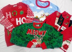 IQ0757 Y2k Christmas Sweaters