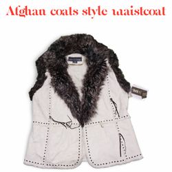 Afghan coats style waistcoat