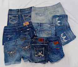 IQ0768 Y2k Low Rise Micro Mini Shorts