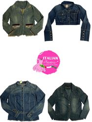 Y2k unique faeded denim jackets