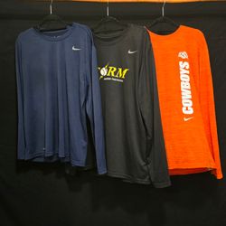 AV-0069 Nike T-Shirts Long Sleeves
