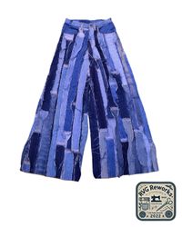 Upcycled Savy Gestreifte Hose