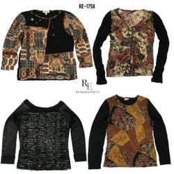 Y2K Black Mesh Full sleeve Tops (RE-1758)