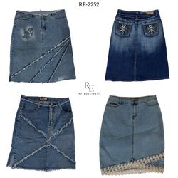 Gonne Midi in Denim dell'Epoca di Britney Y2K (RE-..