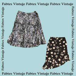 (FV-013) Y2k Black & White Printed skirts