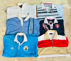 Mix brand vintage rugby shirts bundle 2