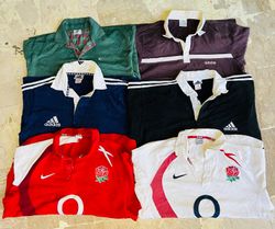 Mix brand vintage rugby shirts bundle 4