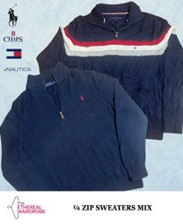Maglioni a zip quarti Polo Ralph Lauren, Tommy, Na..
