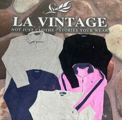 ラルフ・ローレン 1/4 ジップ -ラルフ・ローレン セーター
