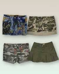 The y2k Camo Girl Mini Skirts TT-03