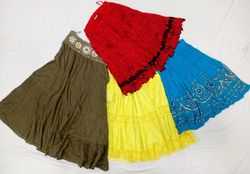 IQ0789 Y2K Retro Revival Maxi Skirt