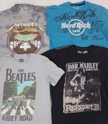 CR5259 Vintage Music Legends T-Shirts Bundle