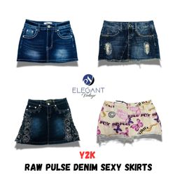Y2K Raw Pulse Denim Sexy Shorts - EV01017