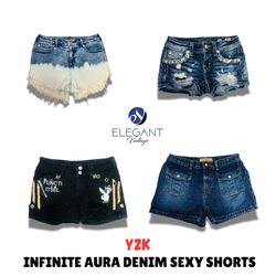 Y2K Infinite Aura Denim Sexy Shorts - EV01019
