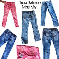 Miss me & True Religion Women's Jeans